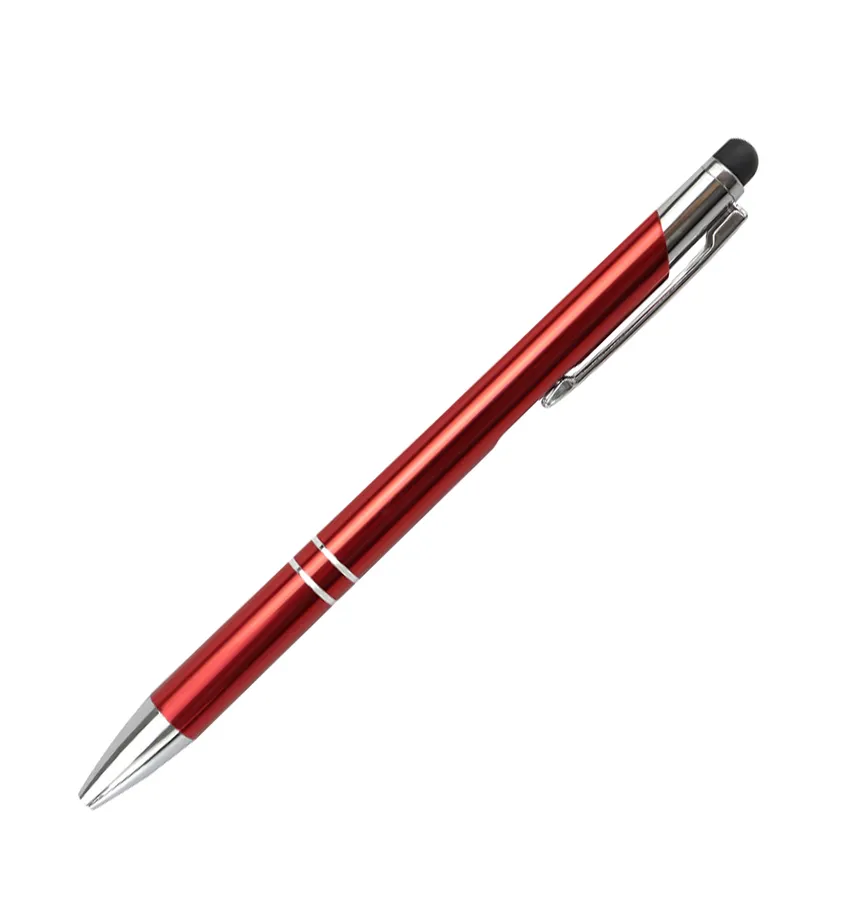 SML12761M Metallic Ball Pen with Stylus, photo 1 of 6