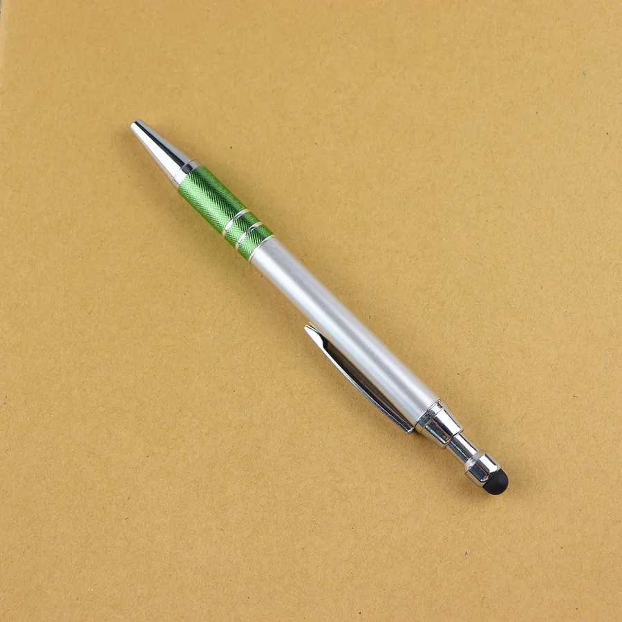 SML12775PE Silver Stylus Ball Pen with Colour Rings, photo 5 of 7