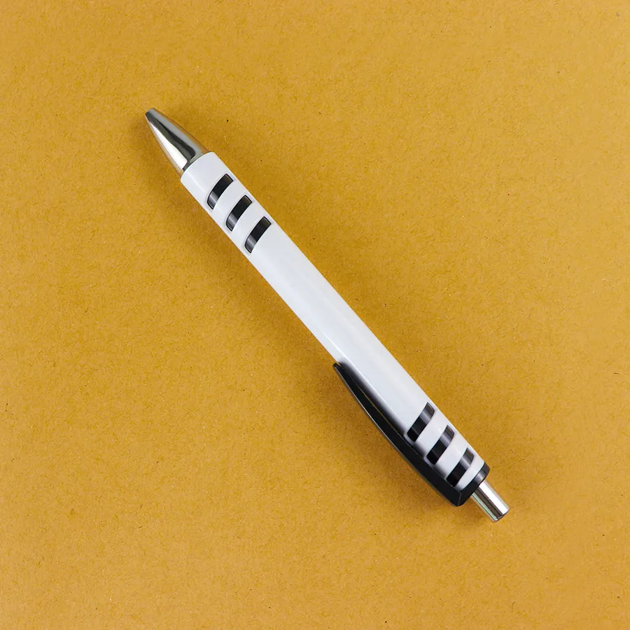SML12750L White Ball Pen with Grip Bands, photo 2 of 6