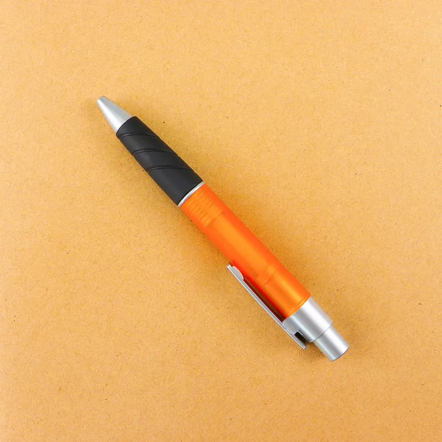 SML12770T-P Translucent Ball Pen with Rubber Grip, photo 2 of 6