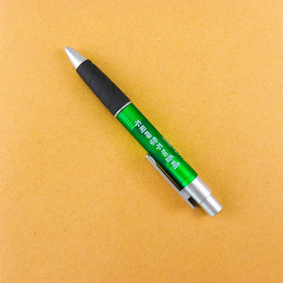SML12770T-P Translucent Ball Pen with Rubber Grip, photo 3 of 6