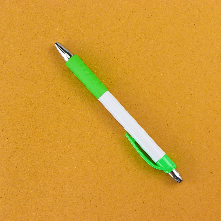 SML12763L White Ball Pen with Rubber Grip, photo 4 of 6