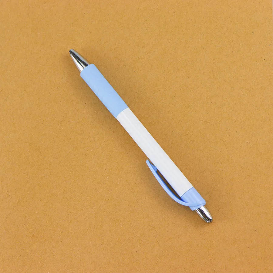 SML12763L White Ball Pen with Rubber Grip, photo 5 of 6