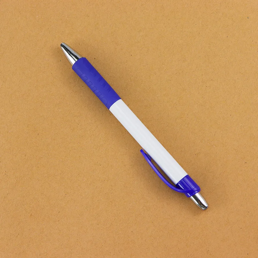 SML12763L White Ball Pen with Rubber Grip, photo 6 of 6