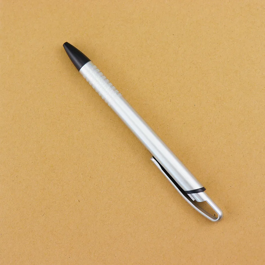 SML12754PE Metallic Red Curved-Clip Ball Pen, photo 3 of 7