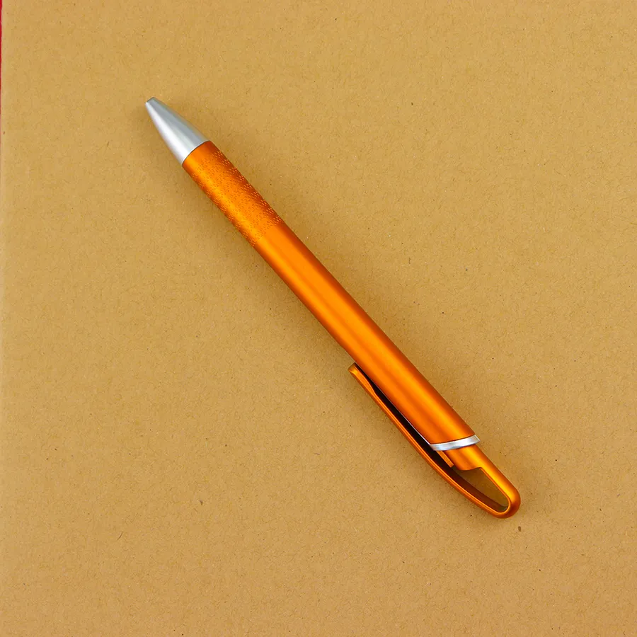SML12754PE Metallic Red Curved-Clip Ball Pen, photo 4 of 7