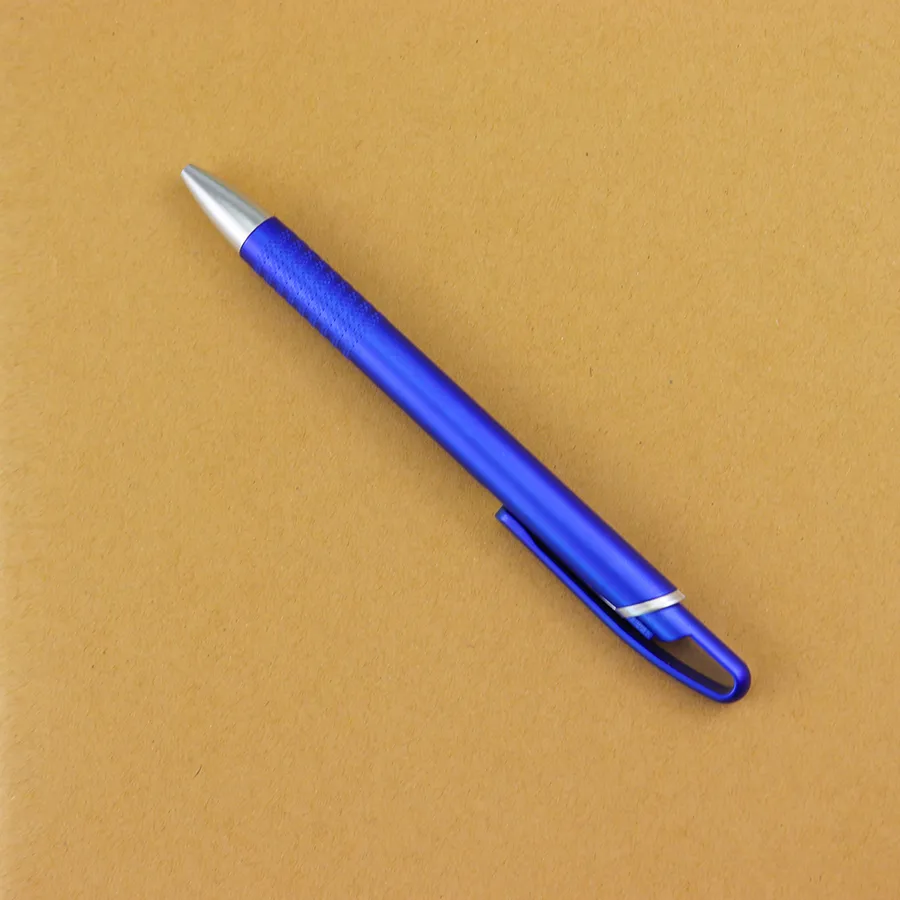 SML12754PE Metallic Red Curved-Clip Ball Pen, photo 5 of 7