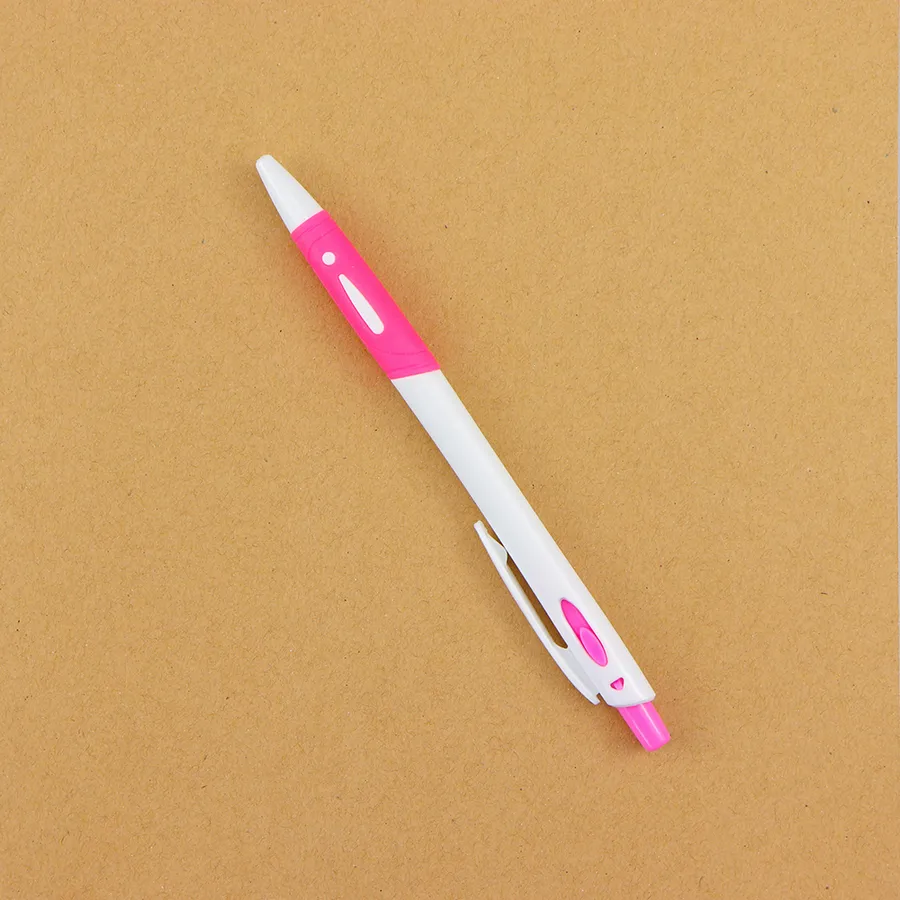 SML12737L Slim White Ball Pen with Colour Accents, photo 2 of 5
