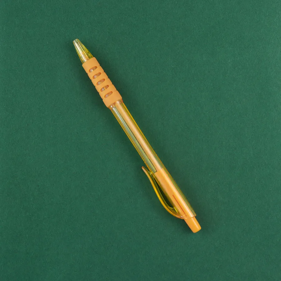 SML12741T Translucent Ball Pen with Ribbed Grip, photo 4 of 6