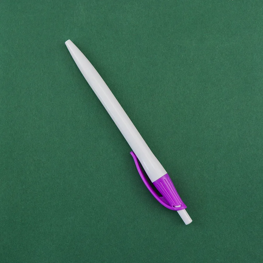SML12752L White Ball Pen with Flat Clip, photo 5 of 5