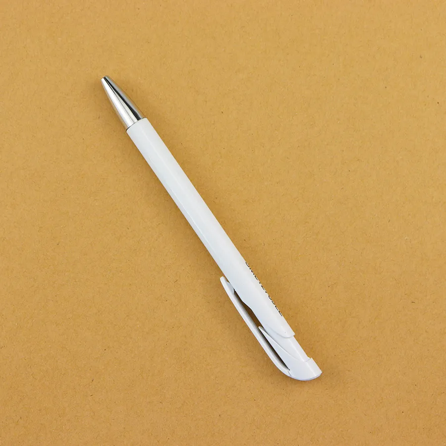 SML12769LE White Wave-Clip Ball Pen, photo 5 of 8