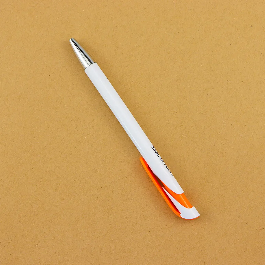 SML12769LE White Wave-Clip Ball Pen, photo 7 of 8