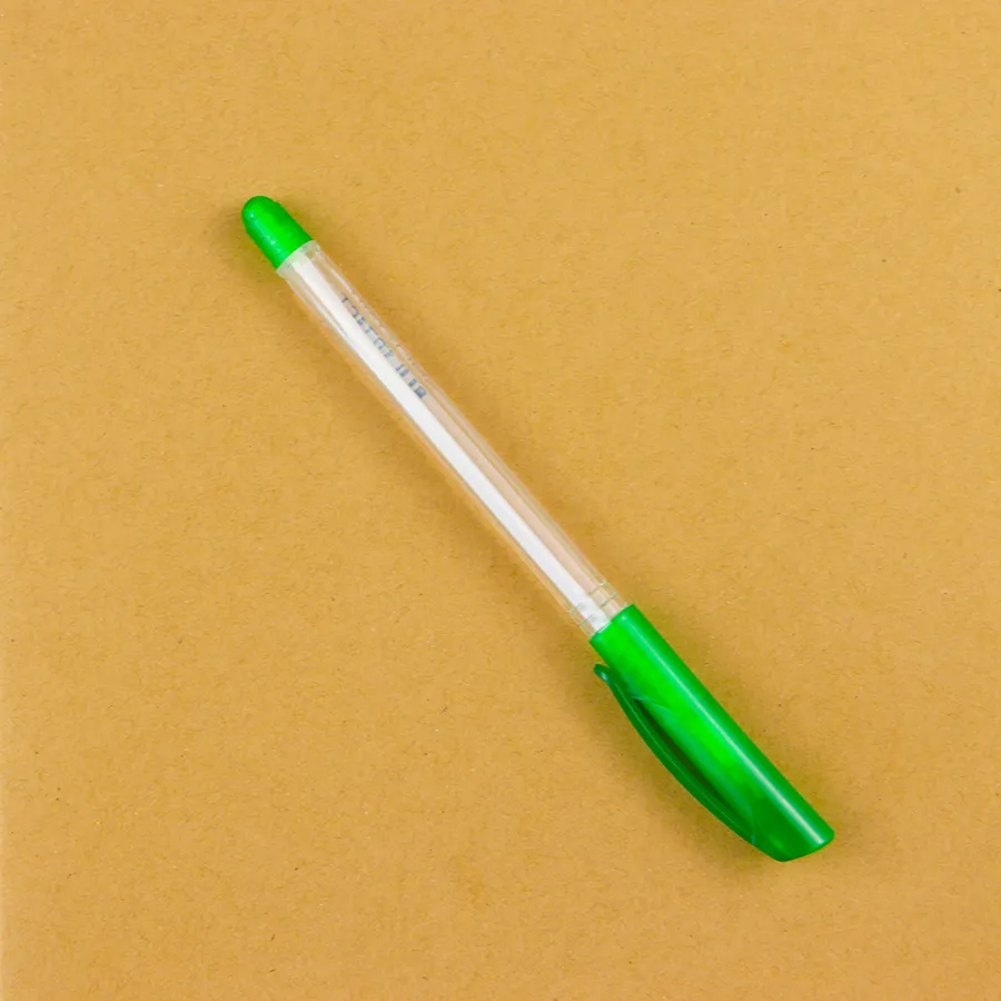 SML12746T Clear Capped Stick Pen, photo 3 of 6
