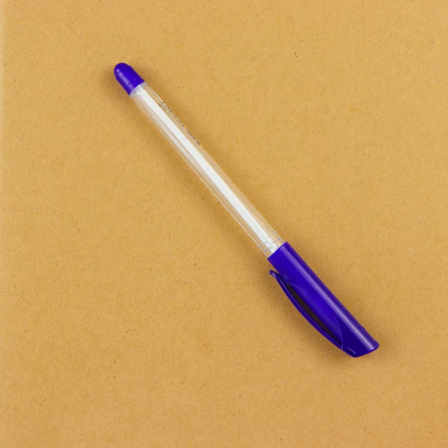 SML12746T Clear Capped Stick Pen, photo 4 of 6