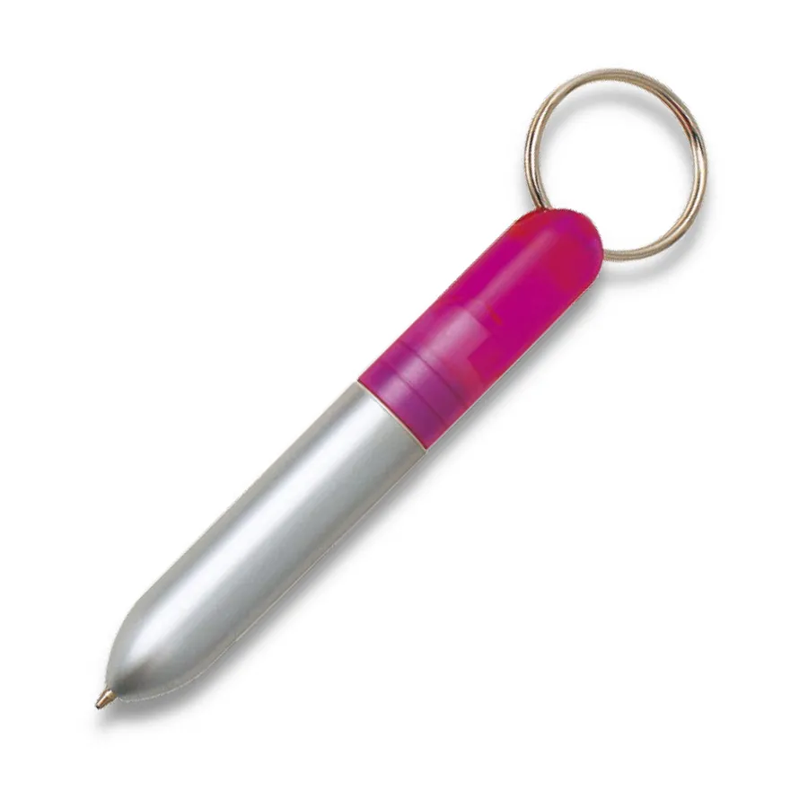 SML10002FPH Mini Silver Keyring Pen, photo 1 of 4