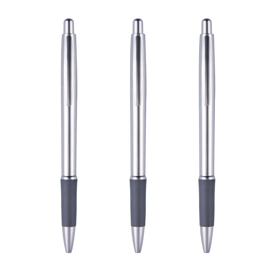 SML12067P Silver Ball Pen with Grip, photo 2 of 3