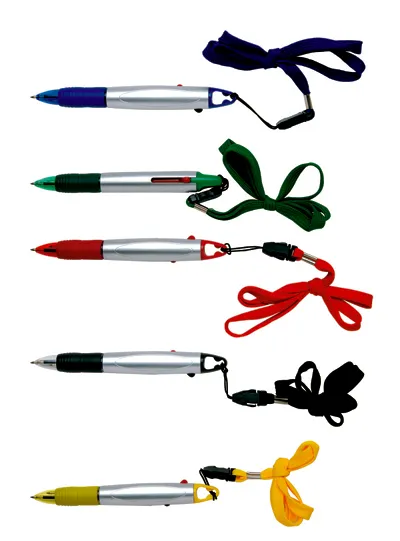 SML61148PTH-2 Silver Lanyard Ball Pen, photo 2 of 3