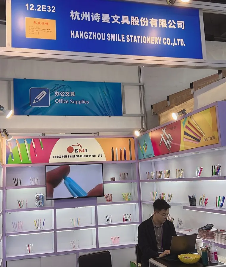 Two of our team at stand 12.2E32, Canton Fair 2023