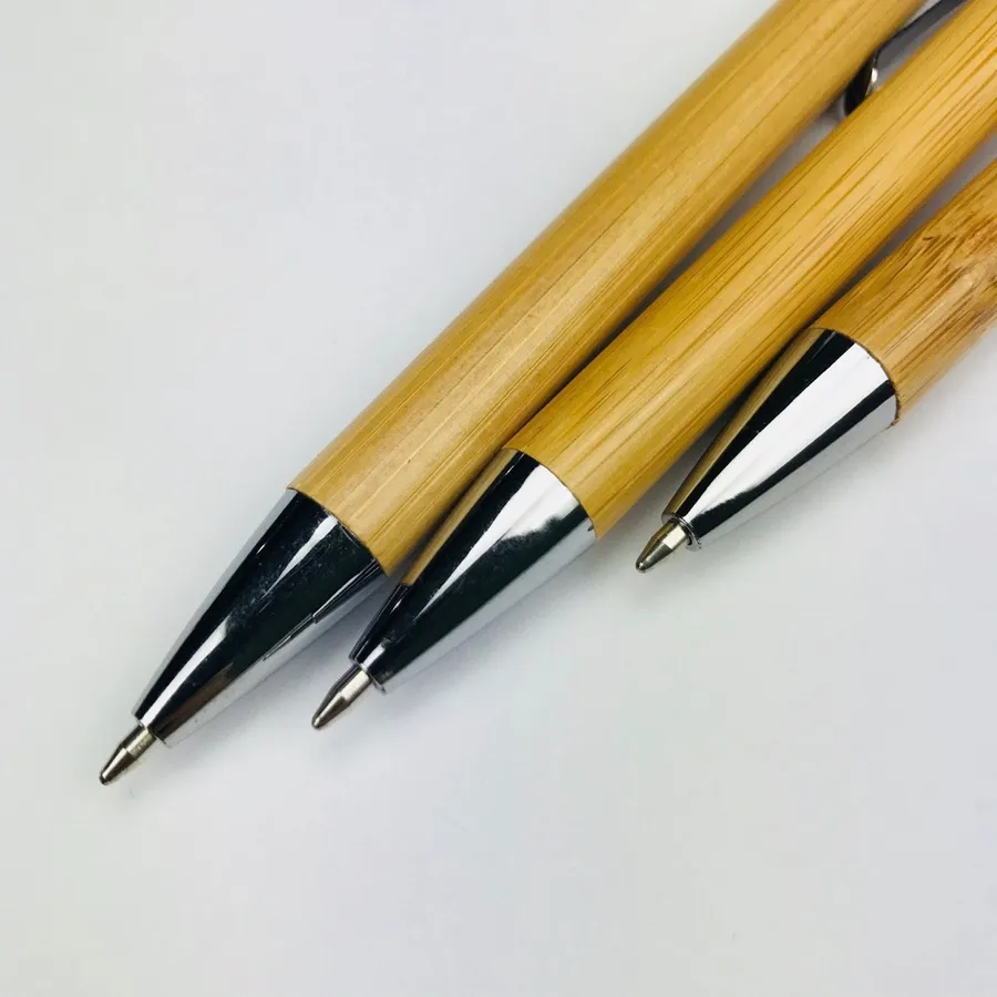 SML12162BE Bamboo Retractable Ball Pen, photo 6 of 6