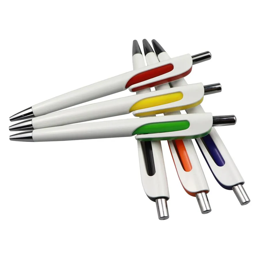SML12721LE Retractable Ball Pen with Coloured Grip Insert, photo 2 of 8