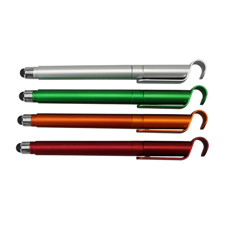 SML62430PE Stylus Ball Pen with Phone Stand Hook, photo 1 of 6