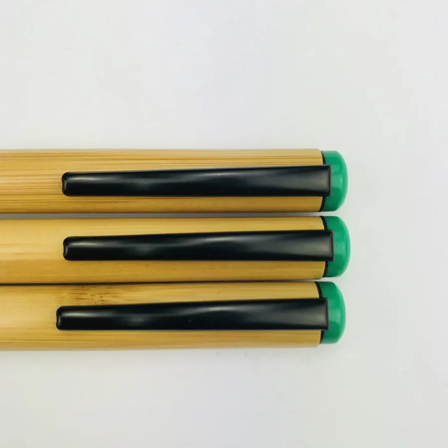 SML66455B Bamboo Ball Pen with Green Grip, photo 6 of 6
